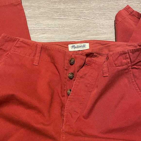 Madewell button-fly chinos, size 10, never been worn - Picture 2 of 3